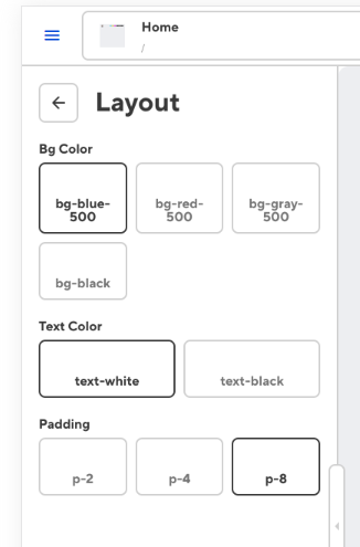 CC Choose Layout